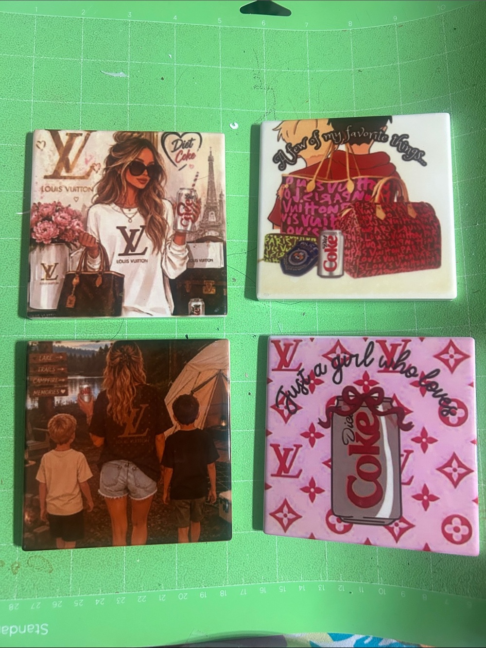 Custom coaster/tumbler order for @stjoenurse